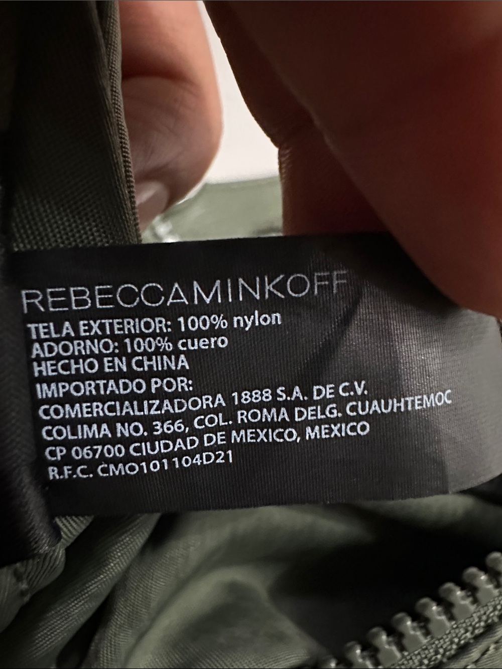 Rebecca Minkoff Julian Nylon Backpack in Olive - Picture 13 of 14